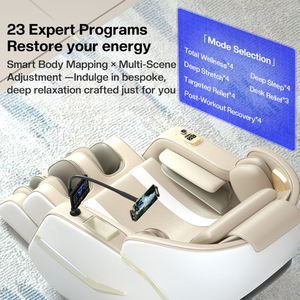 Elektrisches Luxus tragbares Dual Core SL Track Bürostuhl Ganzkörper Faltbares <span class=keywords><strong>Massage</strong></span> sofa Rollen für Bein Ganzkörper Preis - Product Image 5