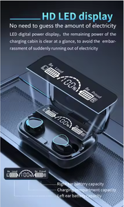 Tws True Wireless Gioco Cancelling del rumore M10 <span class=keywords><strong>m</strong></span> 10 Mini auricolari con Power Bank in auricolari telefoni auricolari auricolare cuffie - Product Image 4