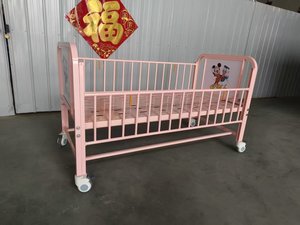 เตียงเด็กปรับระดับได้ สีชมพู ทนทาน ราคาประหยัด สำหรับเด็กผู้หญิง ขาย - Product Image 3