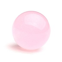 Perles rondes en corail naturel de 4 à 14 mm avec trou droit et surface claire pour la fabrication de bijoux