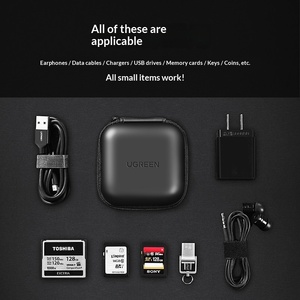 Étui de rangement pour écouteurs UGREEN, sac rigide pour écouteurs, pour Airpods, Earpods, <span class=keywords><strong>Sennheiser</strong></span>, coussinets d'écouteurs, accessoires pour écouteurs <span class=keywords><strong>sans</strong></span> <span class=keywords><strong>fil</strong></span> Bluetooth - Product Image 3