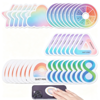 Autocollants sensoriels pour TDAH en forme d'étoile, autocollants apaisants en PVC, autocollants adhésifs anti-stress populaires pour soulager l'anxiété