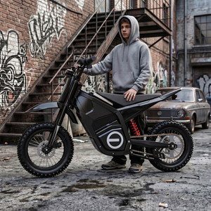 Bicicleta Eléctrica <span class=keywords><strong>de</strong></span> Montaña Todoterreno con Llantas Gruesas, Motor Trasero sin Escobillas, Doble Freno Hidráulico, Suspensión Delantera, <span class=keywords><strong>Shimano</strong></span> 7 Velocidades - Product Image 2