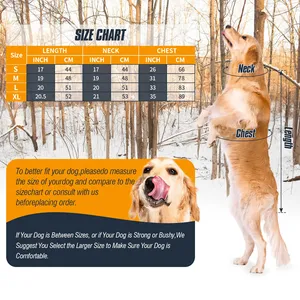 เสื้อกั๊กสุนัขล่าสัตว์กันน้ำเสื้อกั๊กนีโอพรีนเทียมสำหรับสุนัขเสื้อผ้าเพื่อความปลอดภัยสำหรับสัตว์เลี้ยงลายพรางปกป้องอย่างอบอุ่น - Product Image 2