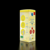 Emballage en blister transparent en PET écologique, impression couleur CMYK, poignée découpée pour l'emballage de cosmétiques/soins de la peau
