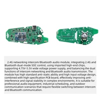 Module de système d'intercom réseau multijoueur 2,4 GHz pour casque de moto avec réduction de bruit AEC ENC