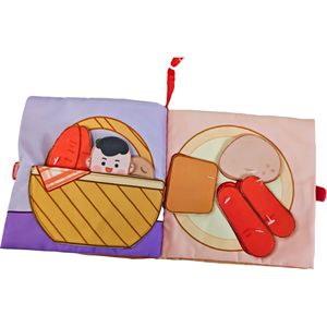 2025 superventas lindo <span class=keywords><strong>libro</strong></span> de <span class=keywords><strong>tela</strong></span> para bebé irrompible espesor textura transparente colorido multicolor juguete educativo a juego para niños - Product Image 1