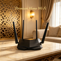 Routeur WiFi Gigabit double bande Tenda AC10 AC1200 2.4G 5G 1200Mbps avec 4 antennes externes 6dBi, compatible IPv6 et MU-MIMO pour la maison