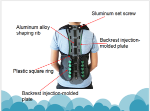 Corrector de Postura Ortopédico Ajustable para Espalda y Hombros, con Correa y Cinturón de Soporte <span class=keywords><strong>Lumbar</strong></span> - Product Image 6