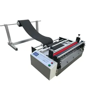 SIGO-HYD400 400mm Width CNC Computer Paper Slitting Machine Roll To Sheet Cutting Machine