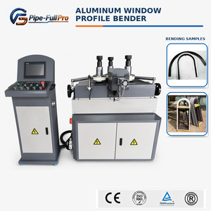 เครื่องดัดโปรไฟล์ประตูหน้าต่างอลูมิเนียม CNC แบบม้วน สำหรับดัดกรอบโค้ง กระจกหน้าร้าน รูปทรงโค้ง - Product Image 1