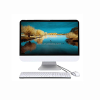 Intel I7 işlemci 8GB bellek siyah Mini PC ile 27 inç All-In-One masaüstü bilgisayar Msata SSD Linux fare kullanılır