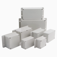 Boîtier Électrique Extérieur Étanche en ABS, Boîtier d'Instruments Blanc, Boîte de Jonction Électronique en Plastique pour Projets