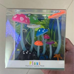 Tanque de peces Acuario Paisaje Luminoso Silicona Simulación Varilla dura Seta - Product Image 1