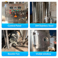 Wasmiddel 5l Geconcentreerde Fruitgroentesap Poeder Maken Machine Industriële Lab Sproeidroger Machine