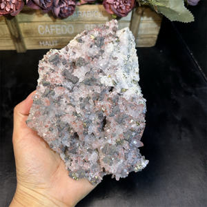 Commercio all'ingrosso pietra preziosa grezza artigianato di cristallo <span class=keywords><strong>pirite</strong></span> e quarzo simbiotico esemplare per <span class=keywords><strong>la</strong></span> decorazione - Product Image 2