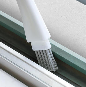 Cocina Mango corto Tazón de lavado Cepillo de limpieza de ollas Ranura de ventana y puerta Cepillo de limpieza de huecos de piso - Product Image 1