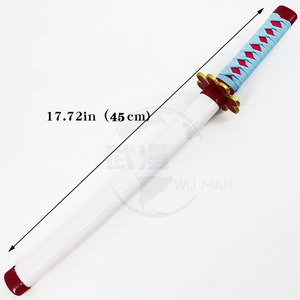 Espada Nichirin de <span class=keywords><strong>Shinobu</strong></span> Kocho, Hashira de los Insectos, Miniatura de 45 cm, No Afilada, para Cosplay y Decoración de Escritorio - Product Image 5