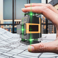 Niveau laser 3D 360° vert auto-nivelant 12 et 16 lignes, qualité industrielle, pour construction en béton et nivellement de terrain 4D - Meilleures ventes