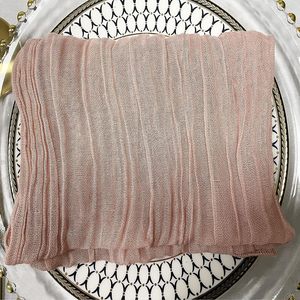 Serviettes de table en lin 100% de qualité supérieure pour les mariages Serviette brodée à la main Tissu élégant et de qualité supérieure - Product Image 6