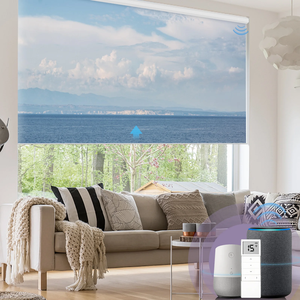 <span class=keywords><strong>Tende</strong></span> Oscuranti per Finestre con Controllo Intelligente, Stampa Digitale 3D Personalizzata di Immagini e Loghi, Protezione Solare per Uffici e Negozi - Product Image 3