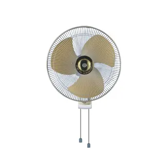 16 inch 18 inch Wall Fan 220 Voltage 50 Watt Electric Home Factory Direct 3 PP Blade Plastic Grill Metal Hook Plastic