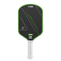 Raquette de pickleball Junior T700 haute performance en fibre de carbone avec noyau en nid d'abeille pour enfants, jeu polyvalent