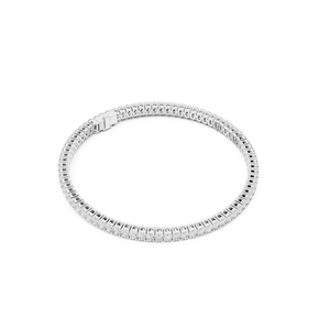 Bracelet en diamant ovale cultivé en laboratoire en or, bracelet tennis en diamant en or, bijoux fins de créateur, accessoire de mode élégant - Product Image 3