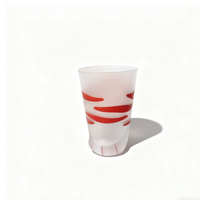 Tasse en verre dépoli patte de chat moderne créative pour jus de lait, bière et boissons-durable et réutilisable pour les amoureux des chats