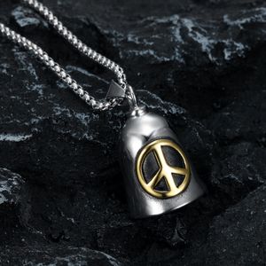 Campanas de la Paz, Campanas de la Suerte, Campana de Metal con Logotipo Personalizado, Campana de Motocicleta con Signo de la Paz, Llavero - Product Image 5