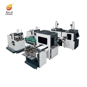 New Arrivals LS-900A High Speed Fully Automatic Bi-Channel Rigid Box Making Machine Line Post-Press Equipment