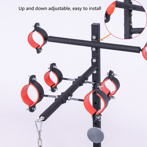 Meuble de Salle d'Exercice BDSM : Grand Outil de Punition et de Detention, Menottes, Collier, Cadre de Contrainte, Jouets Thème Esclaves, Jouet Sexuel pour Femme - Product Image 4