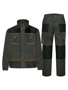 Pantaloni da <span class=keywords><strong>Lavoro</strong></span> con Pettorina da <span class=keywords><strong>Uomo</strong></span> Resistenti per Industria, Abbigliamento da <span class=keywords><strong>Lavoro</strong></span> per Edilizia all'Ingrosso con Multi-Tasche in Materiale Traspirante di COTONE - Product Image 2