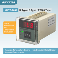 Contrôleur de température numérique pour four industriel serre incubateur 220V 380V TypeK PT100