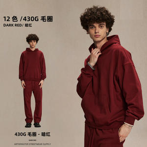 Felpe con cappuccio da uomo di marca nuova moda 100% cotone <span class=keywords><strong>tuta</strong></span> da Jogging tute ricamate Design Plam con cappuccio - Product Image 5