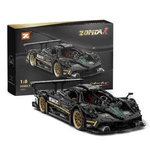 Hot 4500Pcs/set Technical IEGOED paganied Zonda R Super Car Sports 220907 Assembly Building Block Bricks Puzzle Toy moc-73 42143