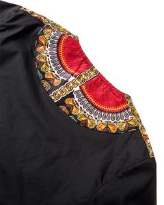 2019 men African clothes Dashiki print men Cotton Classic casual shirt male Basic top wholesale - Product Image 5