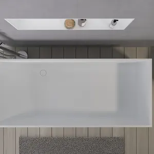 Hình một người Acrylic sâu ngâm bồn tắm bề mặt rắn bồn tắm bề mặt rắn bồn tắm bồn tắm miễn phí đứng bồn tắm