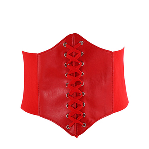 Ceinture large en cuir sexy pour femme, style corset, ceinture de taille haute amincissante, corsets et bustiers pour femme - Product Image 2