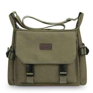 Sport Style Unisex Single Shoulder Bag Waterproof Canvas Cover for Students Day Packs Laptop <b>Backpack</b> Messenger Satchel - Product Image 2
