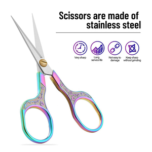 Ciseaux de couture et de broderie en acier inoxydable multi-usages, coupe-cuticules, ciseaux à ongles, coupe-fils à pointe fine et tranchante pour artisanat et salon - Product Image 3