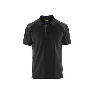 BLAKLADER - 332410509996L <b>Polo</b> <b>shirt</b> Black/Mid <b>grey</b> - EAN 7330509813850 WORK T-<b>SHIRTS</b> AND <b>POLO</b> <b>SHIRTS</b> - Product Image 1