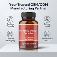 Capsules d'Énergie CAXIN Directes d'Usine, Ingrédients de Haute Qualité, Complément Alimentaire pour Adultes, 60 Comprimés, Durée de Conservation de 24 Mois