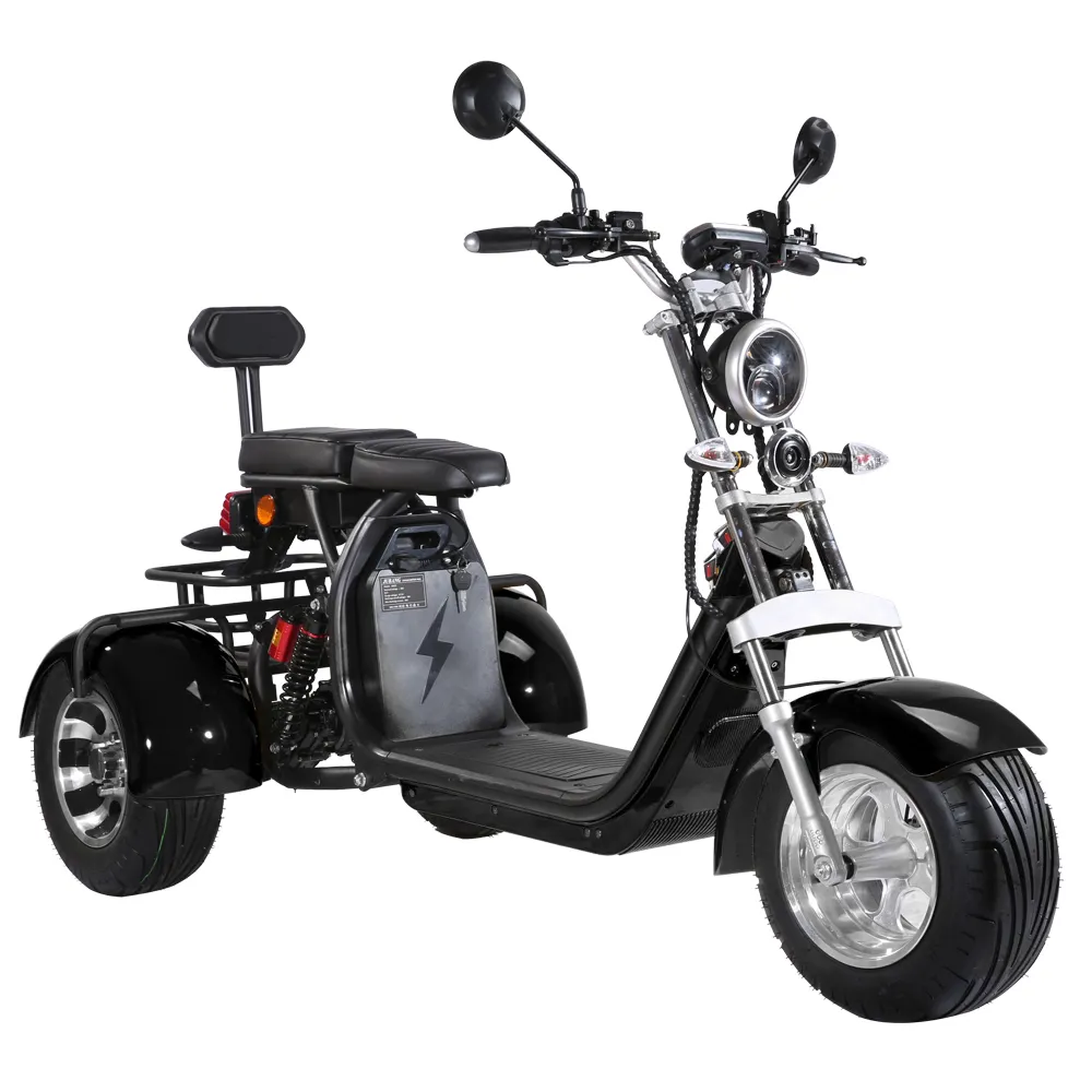 Склад ЕС, доставка от двери до двери, электрический мотоцикл EEC 3 колеса citycoco 2000W trike в продаже
