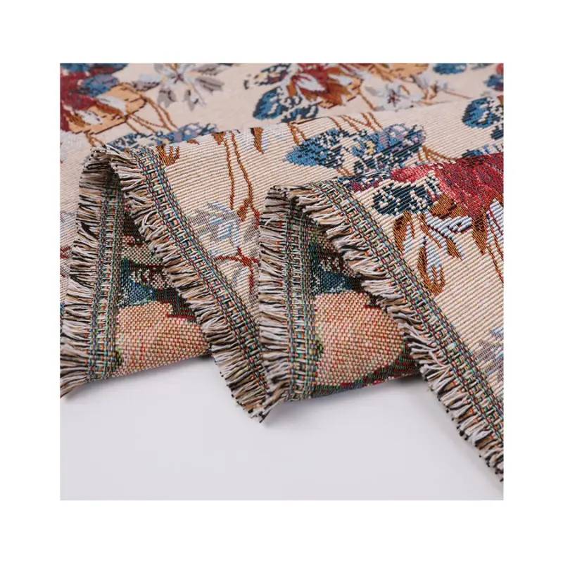 Yumuşak polinezya tekstil Muslin özel dijital etnik baskılı kumaş debriyaj kore çanta