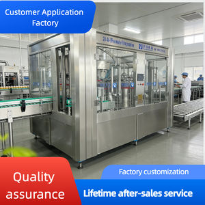 Máquina De Enchimento De Suco Totalmente Automático, Linha De Produção De Bebidas De Frutas Frescas, Enchimento A Quente E Engarrafamento Três-em-um - Product Image 6