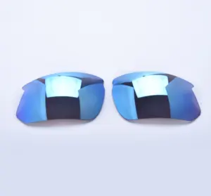Lentes de gafas de sol resistentes al agua de mar personalizadas de alta calidad con revestimiento de gafas de sol de colores espejadas lentes polarizadas