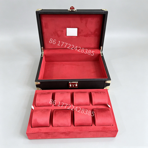Factory Direct Brand <b>Watch</b> Storage Box & <b>Cases</b> For Man , Custom Logo Luxury 8 Slots <b>Watch</b> Organizer for Famous Brand <b>Watches</b> - Product Image 2