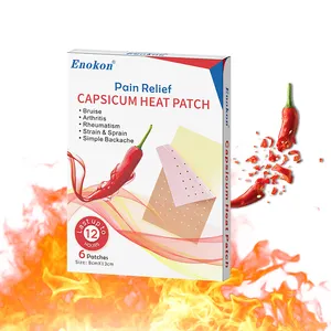 Hot Bán Ấn Độ Bán Buôn Miễn Phí Sản Phẩm Mới Điều Trị Đầu Gối Pain Relief Patch Capsicum Thạch Cao Cho Bong Gân Trở Lại Đau