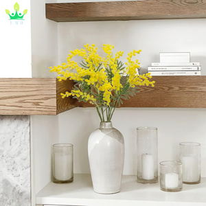 Flores amarillas artificiales <span class=keywords><strong>de</strong></span> <span class=keywords><strong>Acacia</strong></span> Mimosa para decoración del hogar, <span class=keywords><strong>flor</strong></span> <span class=keywords><strong>amarilla</strong></span> <span class=keywords><strong>de</strong></span> <span class=keywords><strong>Acacia</strong></span> Mimosa para interiores y exteriores - Product Image 2